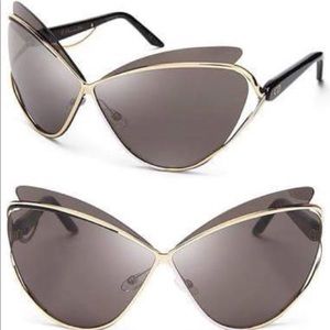 Christian Dior Audacieuse Sunglasses Black Gold